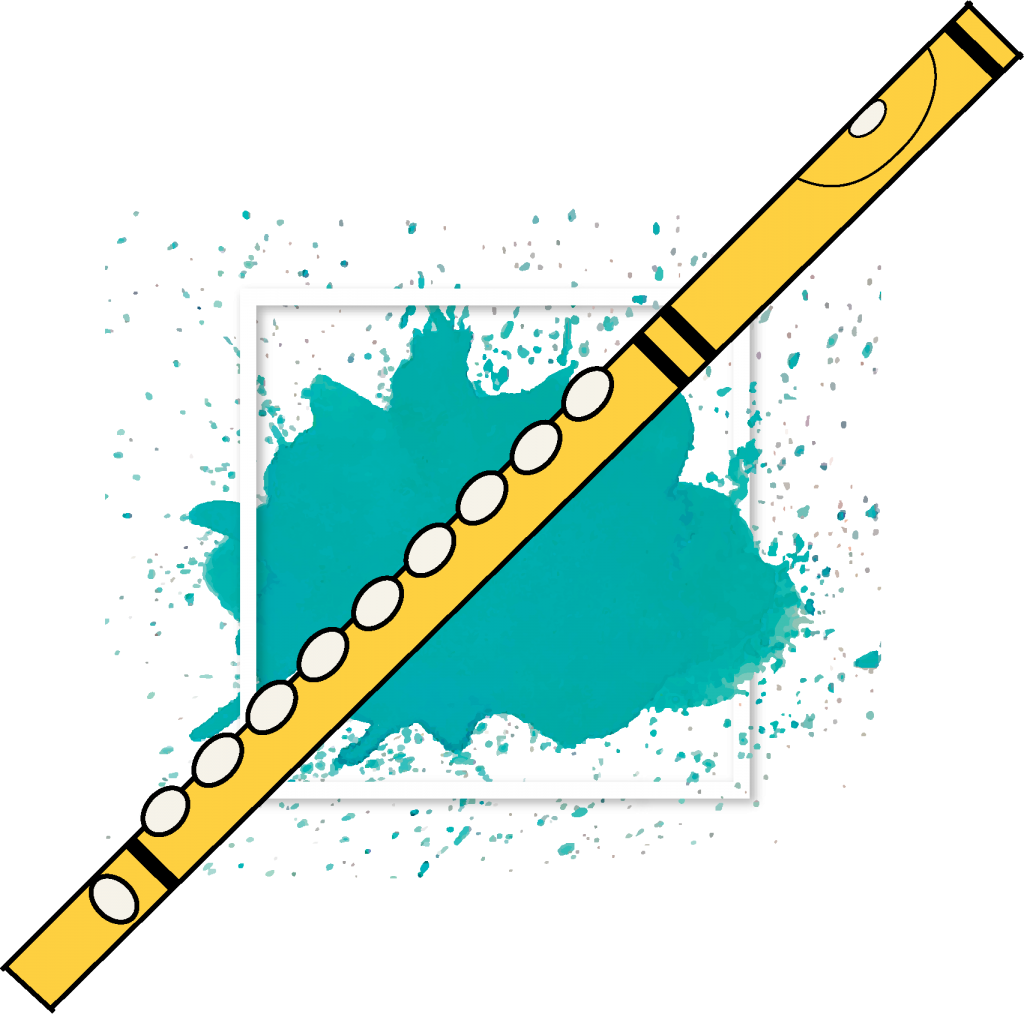 絕技長笛:BTKT三合一練習譜 1 flute on splash dots
