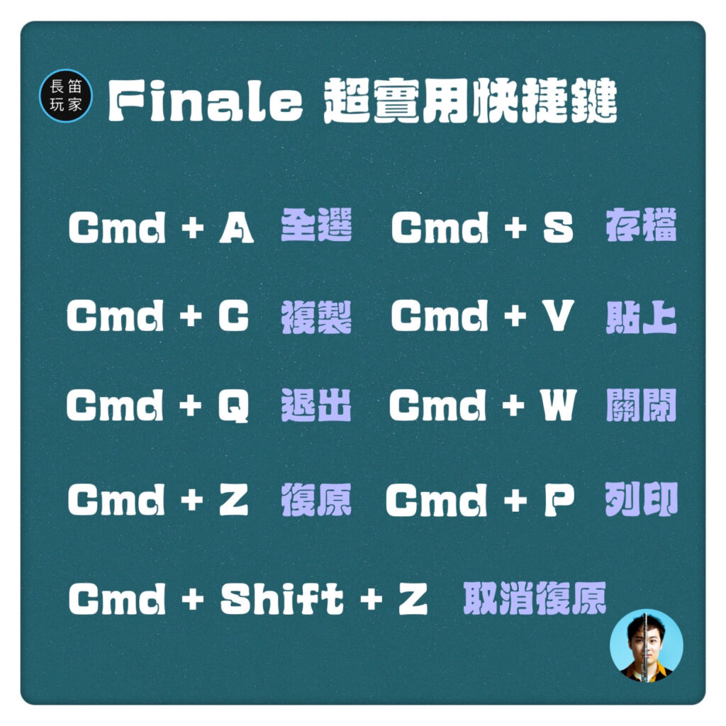 玩家實用手冊系列第一集-Finale超實用快捷鍵-2